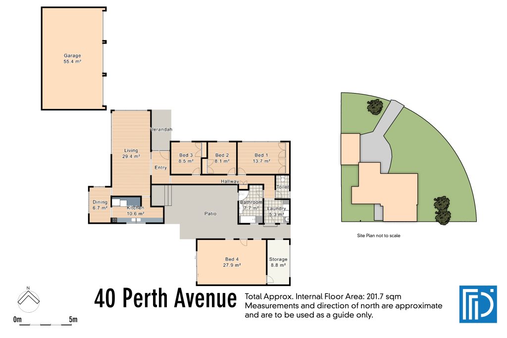 real estate floor plan example 2