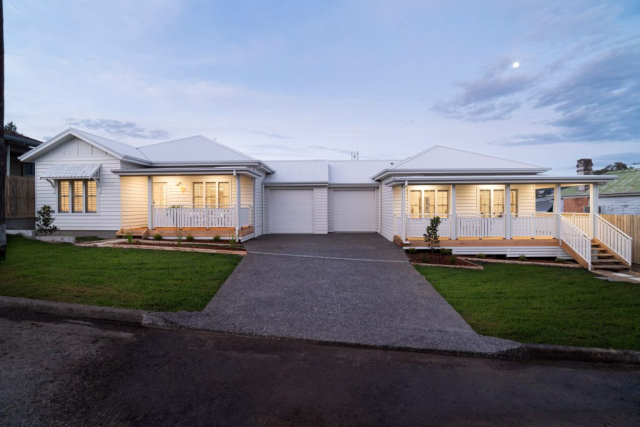 Newcastle Property Photo develpment twilight exterior